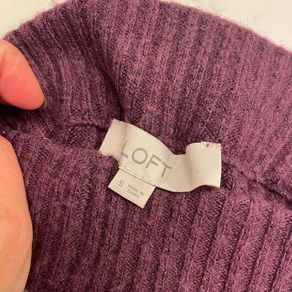 Loft Ribbed Mini Sweater Skirt - Picture 5 of 5